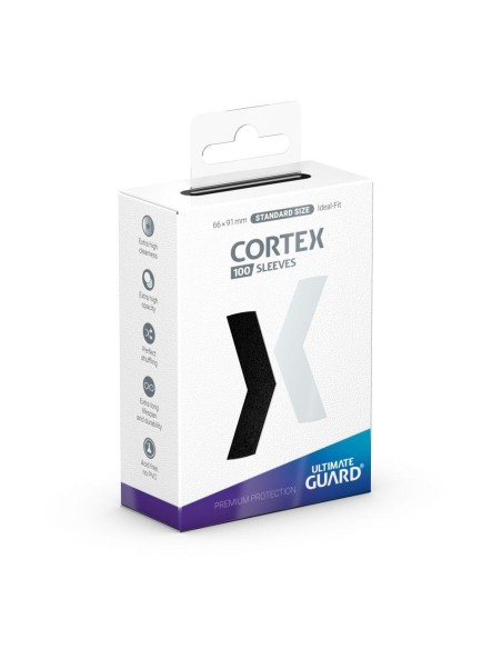 Ultimate Guard Cortex Sleeves Standard Size Black (100) - Damaged packaging  Ultimate Guard