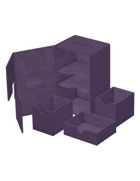 Ultimate Guard Twin Flip`n`Tray 160+ XenoSkin Monocolor Purple - Damaged packaging