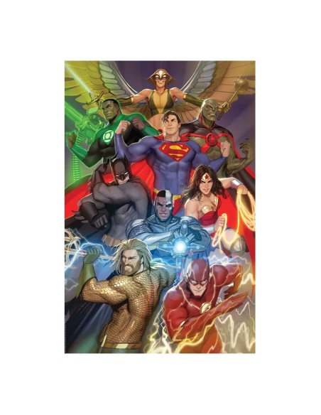 DC Comics Art Print The Justice League 41 x 61 cm - unframed  Sideshow Collectibles