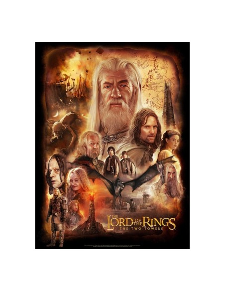 Lord of the Rings Art Print The Two Towers 46 x 61 cm - unframed  Sideshow Collectibles