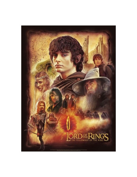 Lord of the Rings Art Print The Fellowship of the Ring 46 x 61 cm - unframed