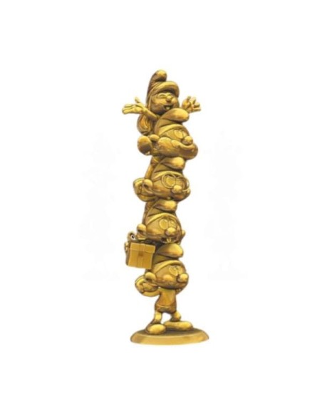 The Smurfs Resin Statue Smurfs Column Gold Limited Edition 50 cm  Collectoys