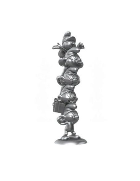 The Smurfs Resin Statue Smurfs Column Silver Limited Edition 50 cm