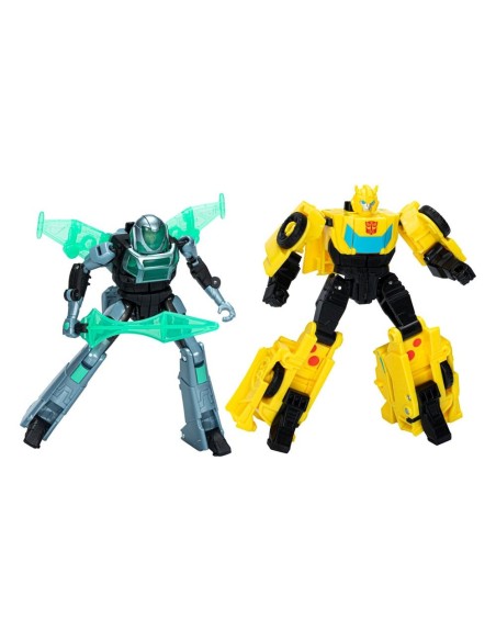 Transformers EarthSpark Cyber Combiner Action Figure 2-Pack Bumblebee & Mo Malto 13 cm