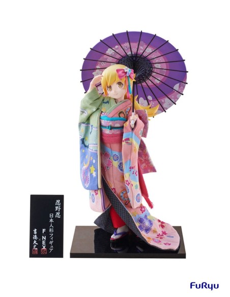 Monogatari PVC Statue 1/4 Shinobu Oshino Japanese Doll 42 cm