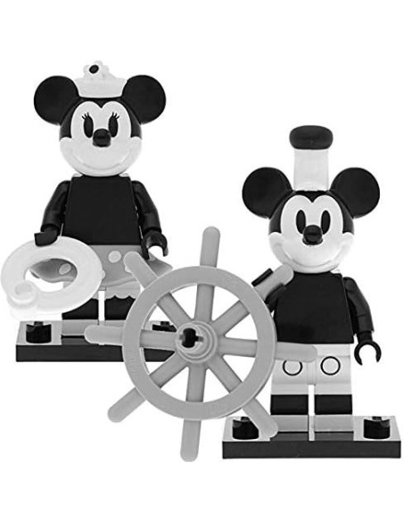 71024 Mickey Mouse & Minnie Steambot Disney Series 2 Topolino Minifigure