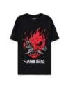 Cyberpunk 2077 T-Shirt Samurai Bandmerch  Difuzed