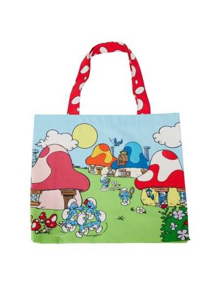 The Smurfs by Loungefly Canvas Tote Bag Village Life