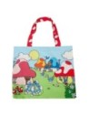 The Smurfs by Loungefly Canvas Tote Bag Village Life  Loungefly