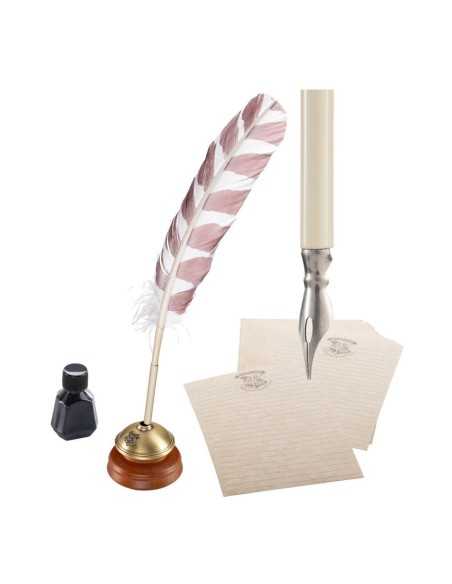 Harry Potter Replica Hogwarts Writing Quill with Hogwarts Headed Paper 31 cm  Noble Collection