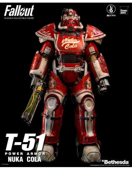 Fallout Action Figure 1/6 T-51 Nuka Cola Power Armor 37 cm