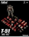 Fallout Action Figure 1/6 T-51 Nuka Cola Power Armor 37 cm  Threezero