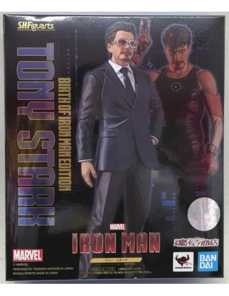 S.H. Figuarts Iron Man 4 Tony Stark Birth of Iron Man Edition  Bandai Tamashii Nations
