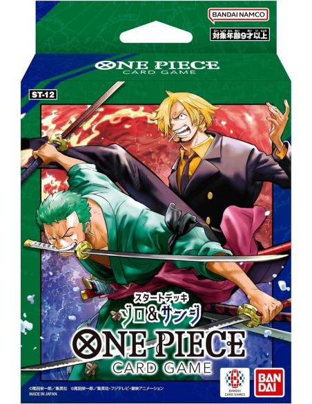 One Piece Card Game Starter Deck Zoro and Sanji [ST-12]  BANDAI TRADING CARDS