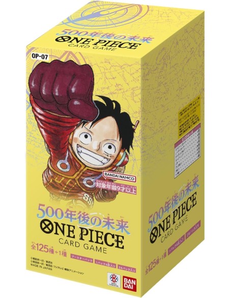 One Piece Future 500 Years Later OP-07 JAP Box 24 Buste  BANDAI TRADING CARDS