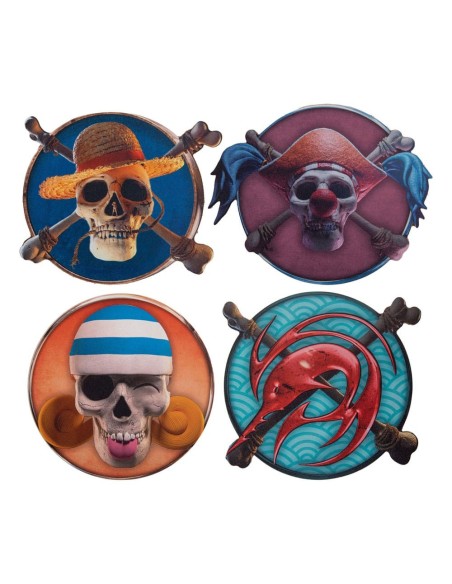 One Piece Coaster 4-Pack Characters 1