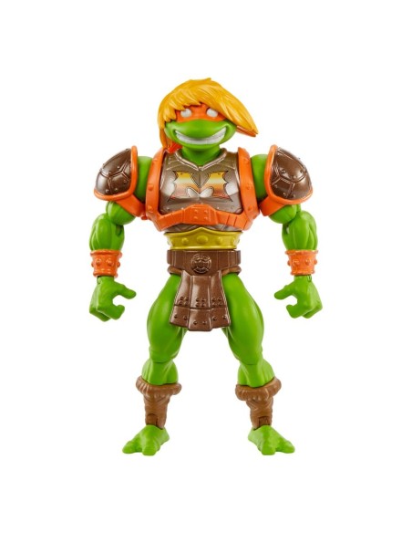 MOTU x TMNT: Turtles of Grayskull Action Figure Michelangelo 14 cm  Mattel