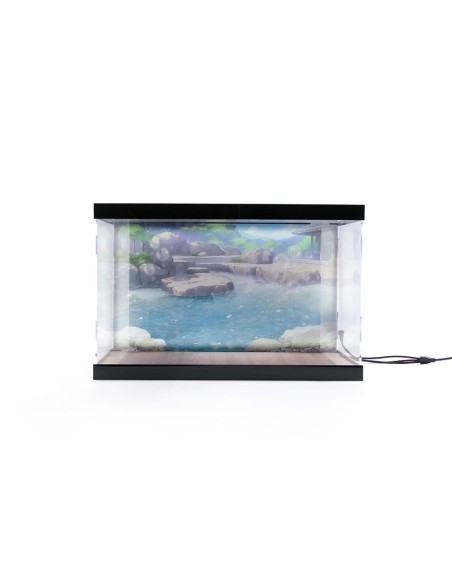 Azur Lane Acrylic Display Case with Lighting for figure Kashino Hot Springs Relaxation