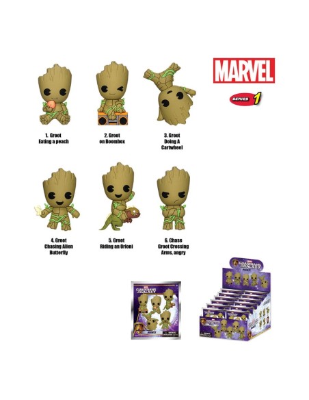 Guardians of the Galaxy Magnets Groot Series 1 Display (12)