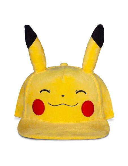 Pokemon Snapback Cap Smiling Pikachu