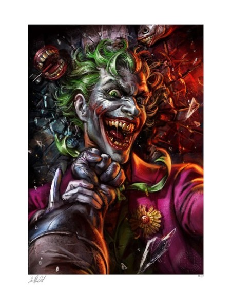 DC Comics Art Print Eternal Enemies: The Joker vs Batman 46 x 61 cm - unframed  Sideshow Collectibles