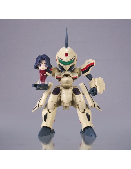 Macross Plus Tiny Session Vehicle mit Action Figure YF-19 (Isamu Alva Dyson Use) with Myung Fang Love 11 cm