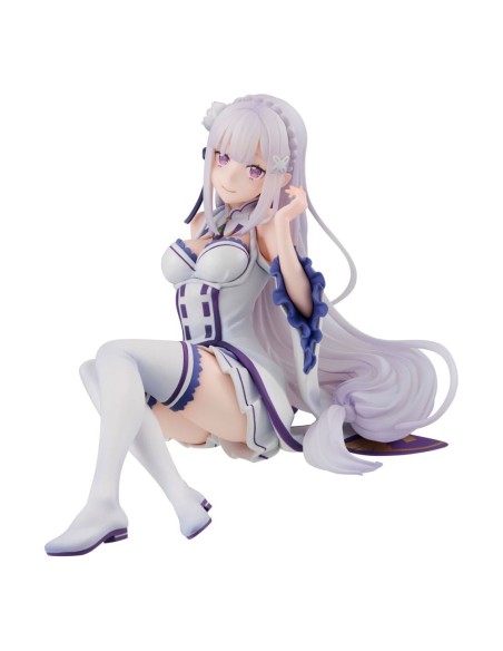 Re:ZERO Starting Life in Another World Melty Princess PVC Statue Emilia Palm Size 9 cm  Megahouse
