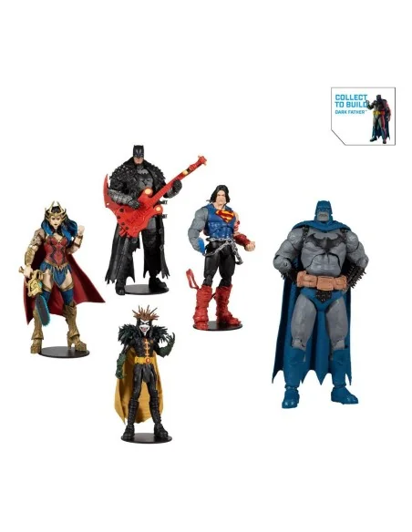 Batman Death Metal Wonder Woman Superman Robin King Darkfather 4+1