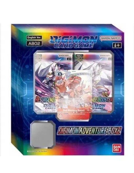 Display 8x Digimon Card Game Adventure Box [AB-02] Limited Edition  BANDAI TRADING CARDS