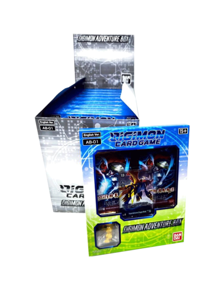 Display 8x Digimon Card Game Adventure Box [AB-01] Limited Edition