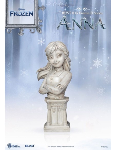 Frozen II Series PVC Bust Anna 16 cm  Beast Kingdom Toys