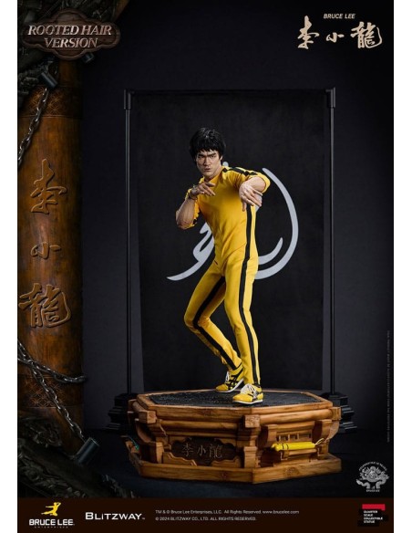Bruce Lee Superb Scale Statue 1/4 50th Anniversary Tribute (Rooted Hair Version) 55 cm  Blitzway