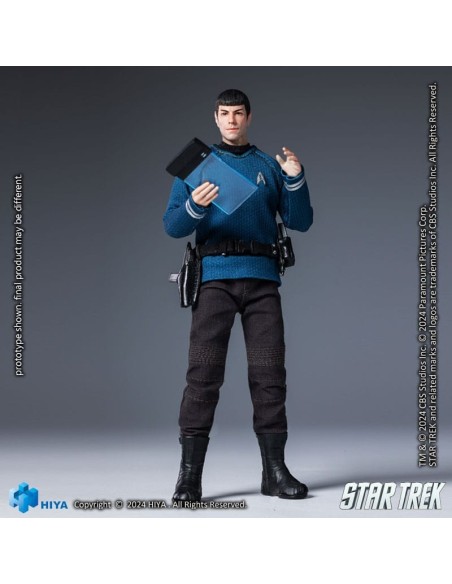 Star Trek 2009 Exquisite Super Series  Actionfigur 1/12 Spock 16 cm  Hiya Toys