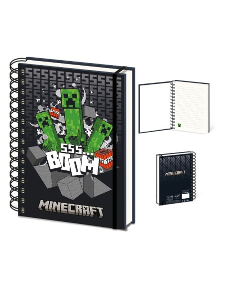 Minecraft 3D Wiro Notebook A5