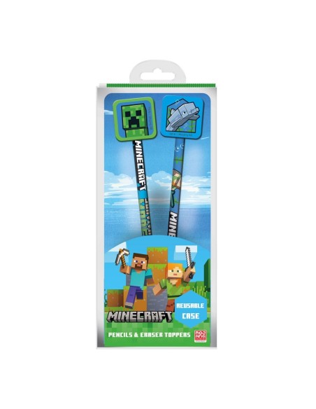 Minecraft Pencil with Topper 2-Pack  Pyramid International