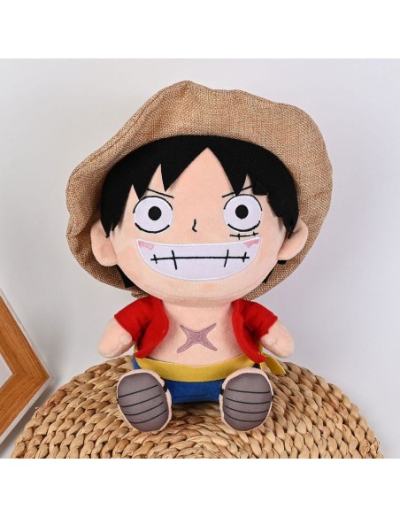 One Piece Plush Figure Monkey D. Luffy Gear 5 New World Ver. 20 cm  Sakami Merchandise