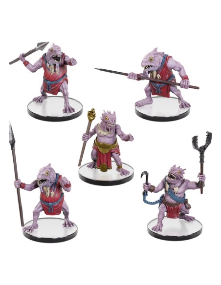 D&D Icons of the Realms pre-painted Miniatures Kuo-Toa Warband Set