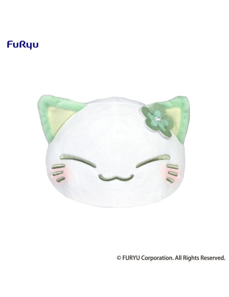 Nemuneko Cat Plush Figure Green 18 cm