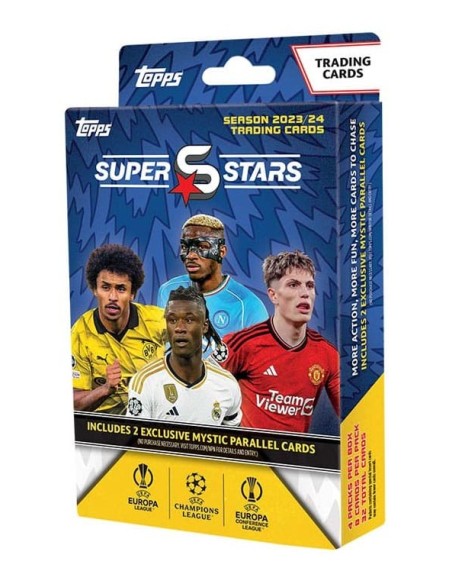 UEFA Champions League Super Stars 2023/24 Trading Cards Hanger Pack *English Version*  Topps/Merlin