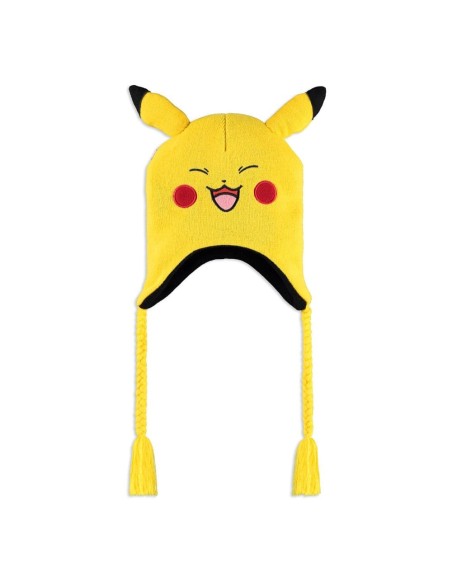 Pokemon Ski Beanie Pikachu Knitted Sherpa