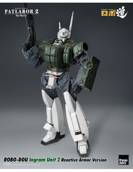 Patlabor 2: The Movie Robo-Dou Action Figure Ingram Unit 2 Reactive Armor Version 23 cm  Threezero