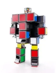 Rubik´s Cube Soul of Chogokin Diecast Action Figure Rubik´s Cube Robo 15 cm