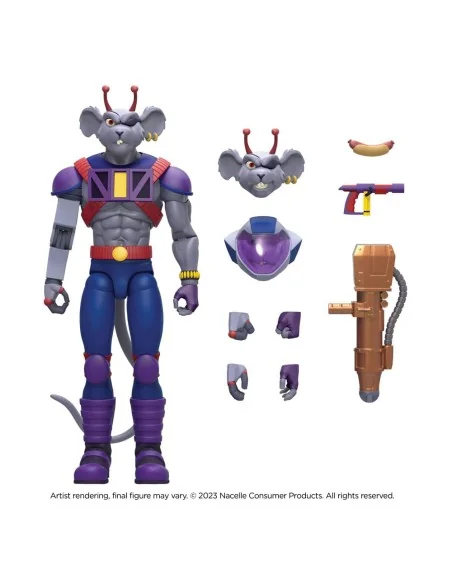 Biker Mice From Mars 3 Action Figures 17 cm