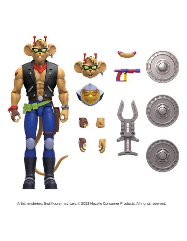 Biker Mice From Mars 3 Action Figures 17 cm