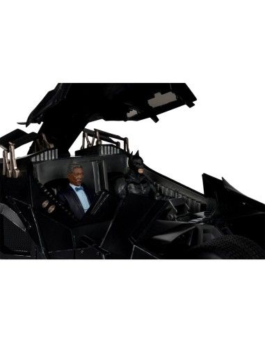 DC Multiverse Vehicle Tumbler with Lucuis Fox (The Dark Knight) (Gold Label)