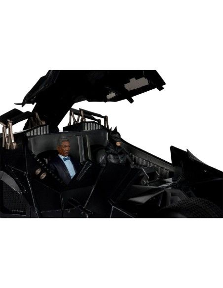 DC Multiverse Vehicle Tumbler with Lucuis Fox (The Dark Knight) (Gold Label)