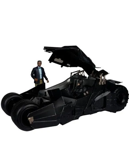 DC Multiverse Vehicle Tumbler with Lucuis Fox (The Dark Knight) (Gold Label)