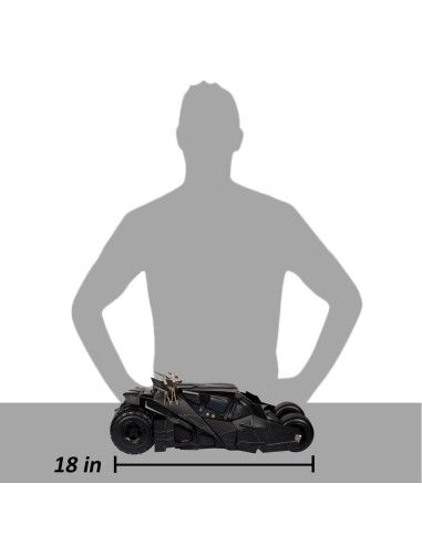 DC Multiverse Vehicle Tumbler with Lucuis Fox (The Dark Knight) (Gold Label)