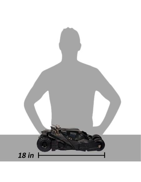 DC Multiverse Vehicle Tumbler with Lucuis Fox (The Dark Knight) (Gold Label)