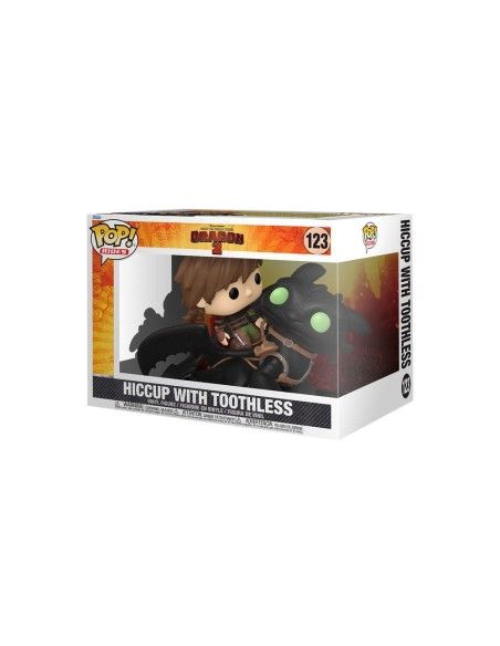 How to Train Your Dragon POP! Rides Deluxe Vinyl Hiccup w/Toothless 9 cm